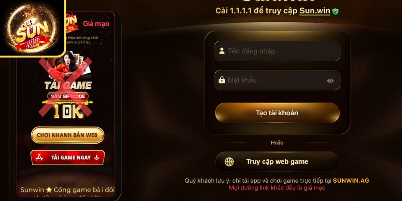 Cảnh báo link Sunwinag giả mạo